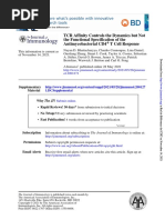 TCR Affinity Controls The Dynamics But Not The Functional Specification of The Antimycobacterial CD4+ T Cell Response