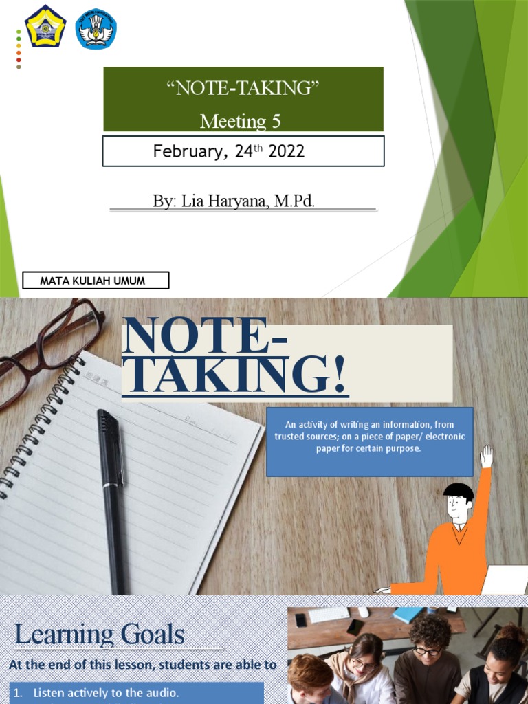 Note Taking | PDF | Language Arts & Discipline