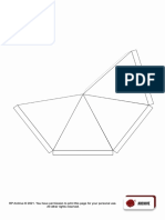 Tent (square) roof template (1)