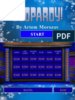 Jeopardy Game Novogodnyaya by Artem Morozov