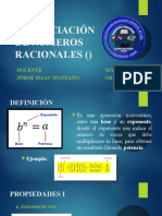 Potenciación de Números Racionales