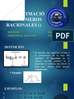 Logaritmación de Números Racionales