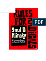 Regras para Radicais - Saul D. Alinsky