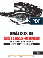 Immanuel Wallerstein - Análisis de Sistemas - Mundo_ Una introducción
