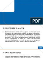 Definición y gestión del almacén