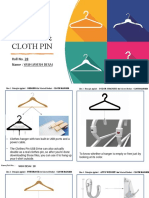 40 Triz Principle: Cloth Hanger & Cloth Pin: Roll No. 28 Name: Yash Jayesh Desai