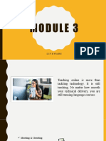 Module 3_Certificate in Online Teaching & Learning