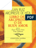 Libro Del Arcipreste o de Buen Amor de J