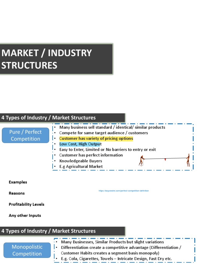 Market / Industry Structures PDF Monopoly Profit (Economics)