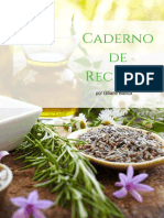 Caderno de Receitas - Cosmética Natural