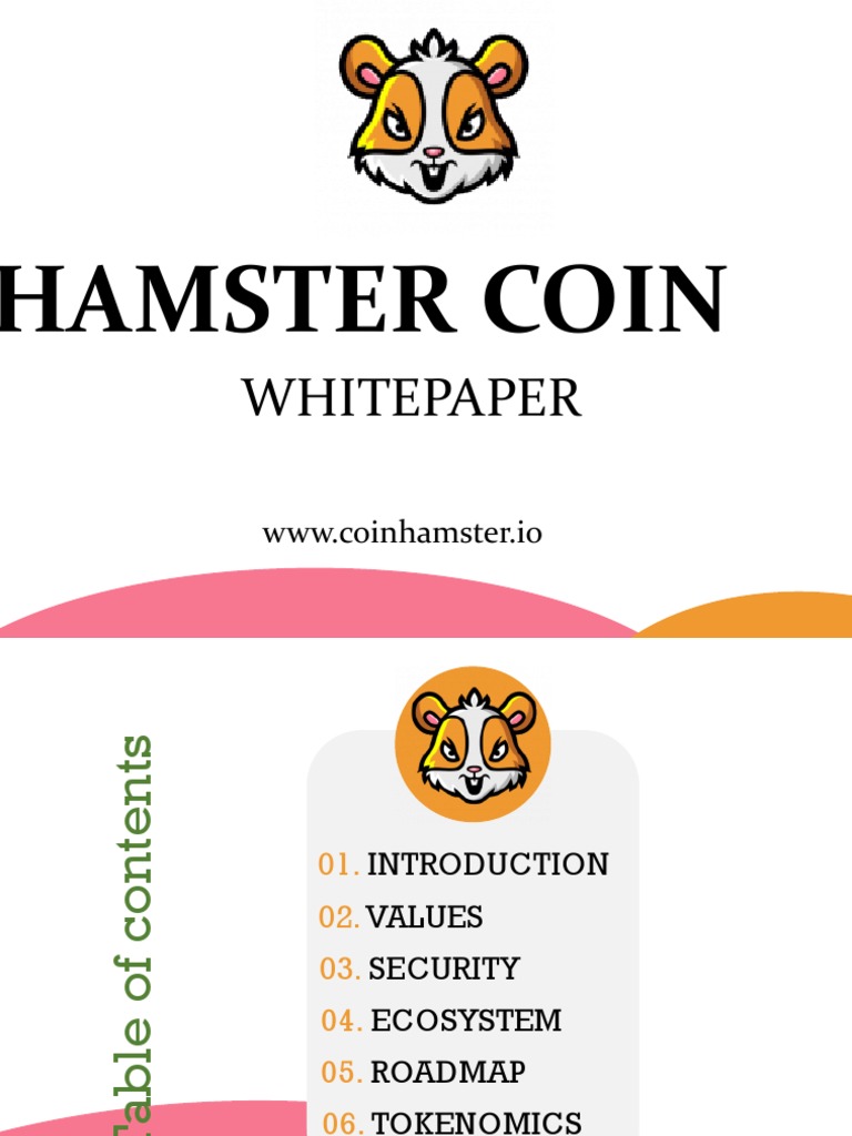 Hamster Coin Whitepaper Overview | PDF | Cryptocurrency | Bitcoin
