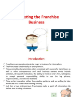 Lecture 9 Marketing The Franchise Business