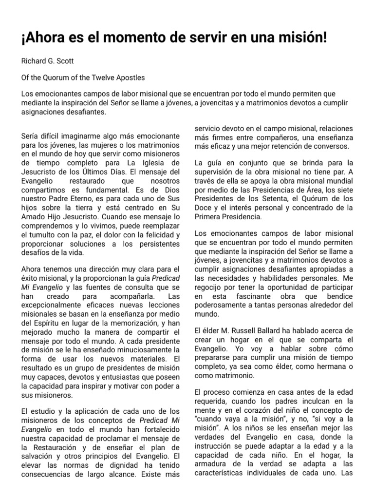 Biblioteca Del Evangelio Document PDF Misionero Sacerdote