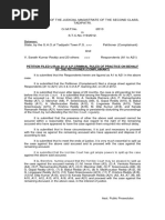 Process Memo Format for Court Filing | PDF
