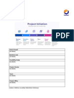 Form Inisiasi Proyek