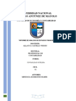 Informe de Analisis de Estados Financieros