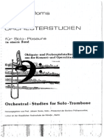 Orchestral Excerpts and 25 Etuden Doms
