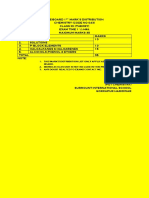 Marks Distribution Pre-Board 1ST PDF