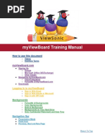 Myviewboard Training Manual: How To Use This Document