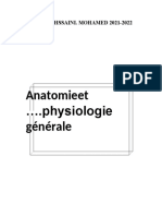 Anatomie Et Physiologie Generale Pa Mme Hedd (1) - Converti