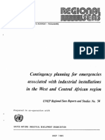 Contingency Planning For Emergencies Fed With Industrial Installations in The West and Central African Region