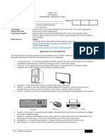 Name Section Subject Activity Title Learning Competencies Learning Targets