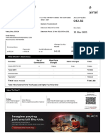 Ø Airtel: Monthly Statement