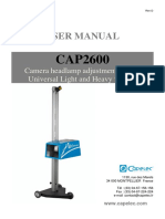 User Manual: Camera Headlamp Adjustment System Universal Light and Heavy Vehicle