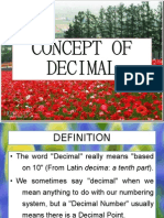 Concept of Decimal