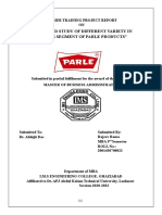 An Implied Study of Different Variety in Biscuits Segment of Parle Products