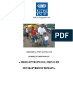 Cinquième Rapport National Sur Le Développement Humain: "Micro-Entreprises, Emploi Et Développement Humain" (PNUD - 2008)