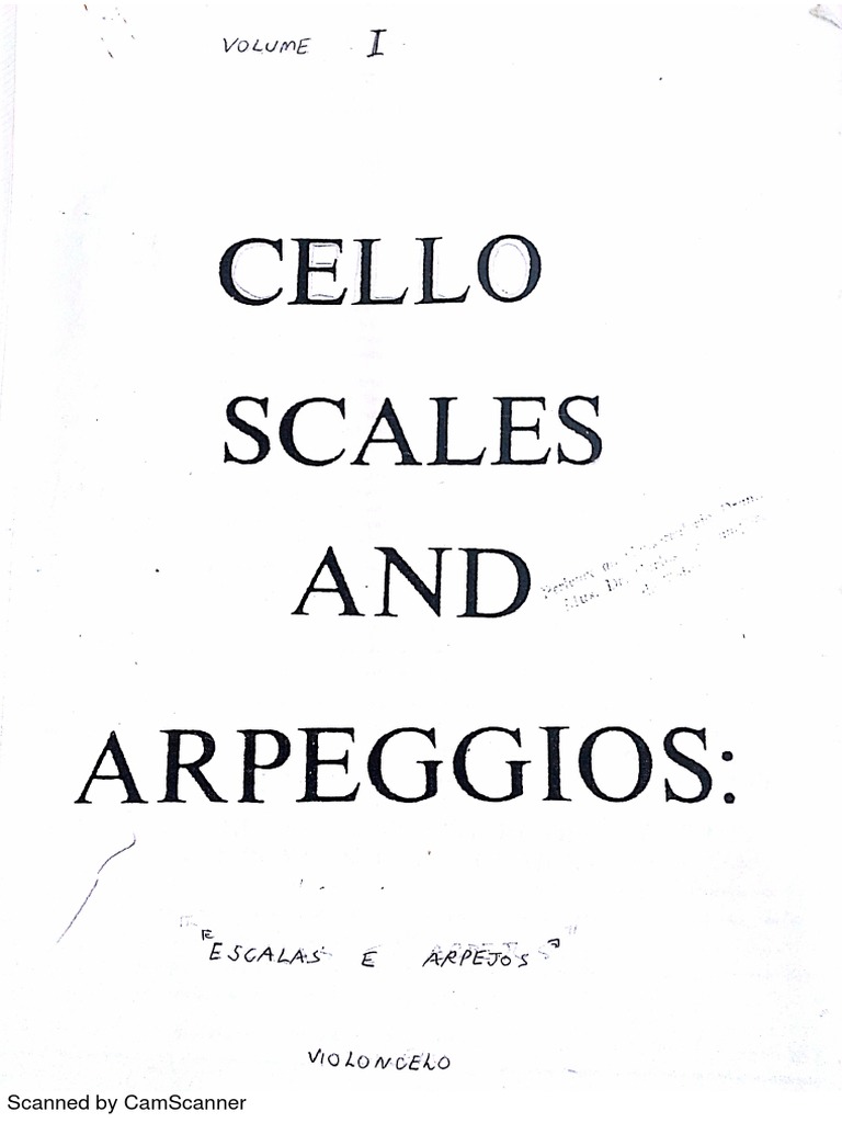 Cello Scales and Arpeggios PDF