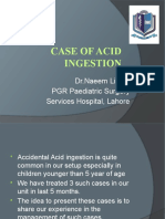 3 Case.s of Acid Ingestion