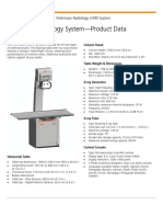 Veterinary Radiology System-Product Data