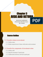 Risk and Return: Roslina BT Ameerudin