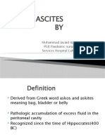 Causes and Types of Ascites