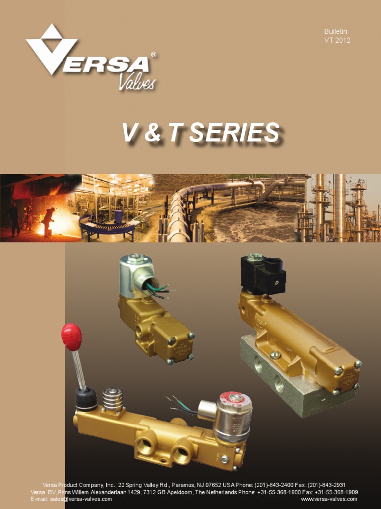 Versa V Series Valves PDF Valve Building Engineering