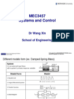 Lecture 3 Modelling - Mechanical Electical Systems