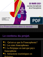 La Francophonie Dans Le Monde