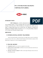 Hongkong and Shanghai Banking Corporation (HSBC) : International Money Transfers