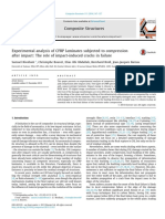 Experimental Analysis of CFRP Laminates Subjected To Compression