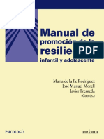 Manual de Promoción de La Resiliencia Infantil y Adolescente - María de La Fe Rodríguez Muñoz