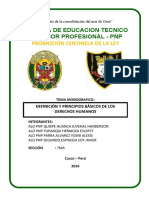 Monografia de Los Derechos Humanos