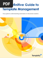 The Definitive Guide to Template Management