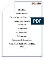 CEUTEC - Tarea1.1 - Semana1 - FlaviaRomero - GenesisFerrera - 31911884 - Tegucigalpa