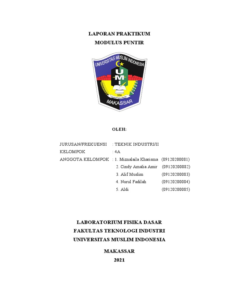 Hukum Modulus Puntir dalam Fisika | PDF | Metode & Bahan Ajar | Sains ...