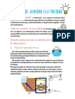 Formas de Generar Electricidad