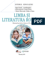 Limba Și Literatura Română: Ministerul Educației