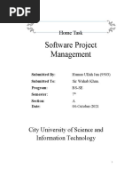 Software Project Management: City University of Science and Information Technology