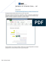 Manual Descarga Constancia Fiscal SAT